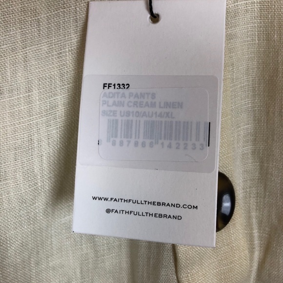 Faithfull The Brand • Arita Linen Blend Wide Leg - Picture 10 of 12